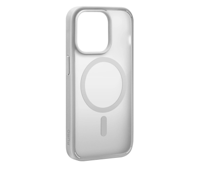 Etui / obudowa na smartfona Puro Gradient MagSafe do iPhone 15 Pro - srebrne